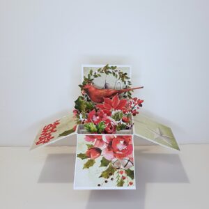 Kartka 3D na Boże Narodzenie- pop-up box